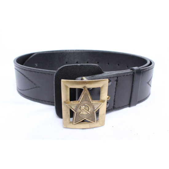Soviet Army military GENERAL everyday leather belt Soviet Army military GENERAL everyday leather belt