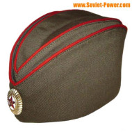 Chapeau militaire des officiers de l'armée soviétique Chapeau pilotka de l'armée rouge de l'URSS