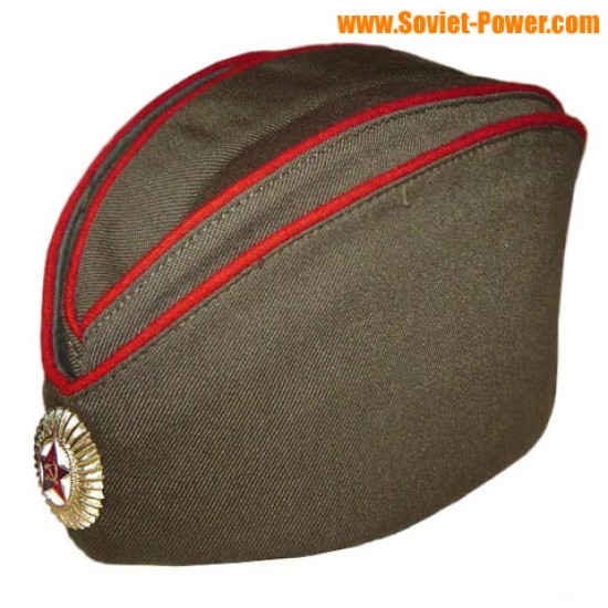 Soviet Army Officers military hat USSR Red army pilotka hat