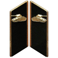 Soviet Army Tank Forces parade collar tabs