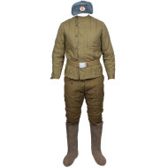 Russische Armee Winter Uniform FUFAIKA mit HOSEN Telogreyka