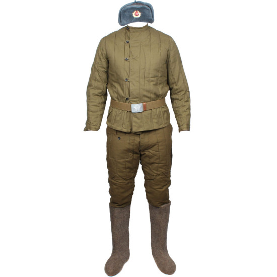 パンツとロシア軍の冬の制服のスウェットシャツ テログレイカ