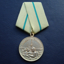 Soviet award medal - For Defense of Leningrad