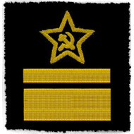 ソビエト艦隊海軍 2 高官肩パッチ