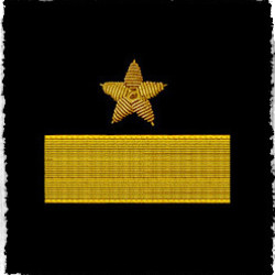 FLOTTE SOVIETIQUE MARINE 2 OFFICIERS PATCHS D'EPAULE