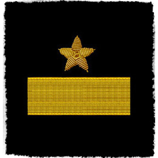 SOVIET FLEET NAVY 2 OFFICERS SHOULDER PATCHES