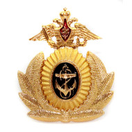 Insigne de chapeau d'officiers de la marine soviétique militaire soviétique Cocarde