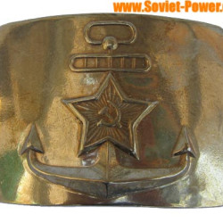 Soviet Navy Fleet officers golden buckle with anchor