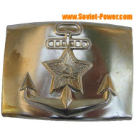 Goldene Schnalle der sowjetischen Marine für den Gürtel der Obersten Offiziere