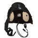 Casco volador de cuero de invierno de pilotos soviéticos Casco volador de cuero de invierno de pilotos soviéticos
