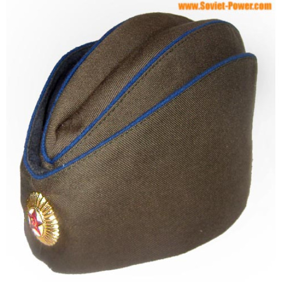 Cappello di sicurezza dello stato sovietico berretto da foraggio pilotka con distintivo