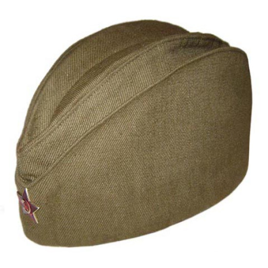 Cappello verde militare dei soldati dell'Unione Sovietica Copricapo dell'Armata Rossa Cappello Pilotka dell'URSS