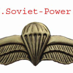 Sowjetisches VDV Metall-Fallschirmjäger-Abzeichen Flügelabzeichen der Roten Armee