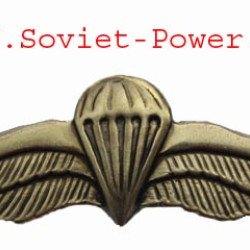 Insigne de parachutiste en métal VDV soviétique Insigne d'ailes de l'Armée rouge