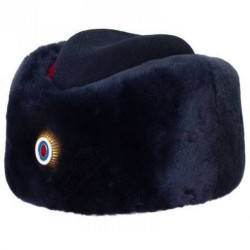 Femme soviétique Chapeau de service d'hiver spécial de la police femme ushanka