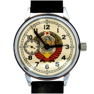 ソビエトの腕時計Molnijaソ連邦は、ロシア赤軍の機械式時計を武装させます
