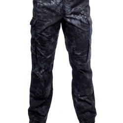 Tactical camo trousers PYTHON black training pants