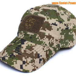 Tactical digital camouflage hat Ripstop airsoft baseball cap