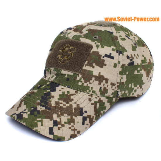Taktische digitale Tarnkappe Ripstop-Airsoft-Baseballkappe Taktische digitale Tarnkappe Ripstop-Airsoft-Baseballkappe