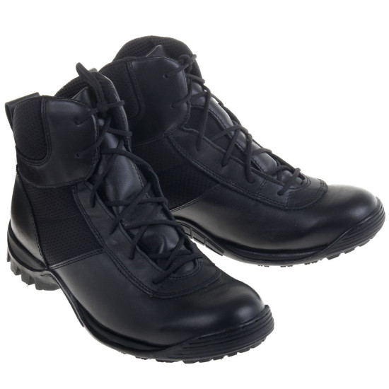 Botas tacticas de cuero ARAVI BLACK 42 / US 9.5 / UK 8