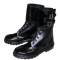 Tactical Leather Summer boots with buckles Camping footwear Airsoft Urban-type boots