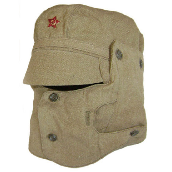 Casquette de guerre AFGHANISTAN militaire tactique / soviétique avec masque Casquette de guerre AFGHANISTAN militaire tactique / soviétique avec masque