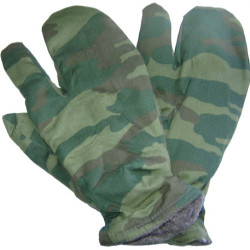 Tactical winter Flora warm camo Gloves