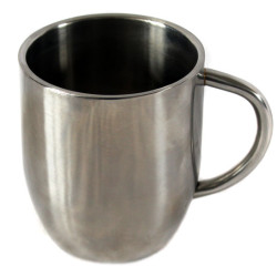 Taza térmica de metal moderno del ejército ucraniano