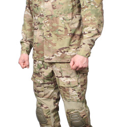 Urban type "Thunder" uniform with kneepads Tactical camouflage suit Airsoft rip-stop uniform Active lifestyle gear