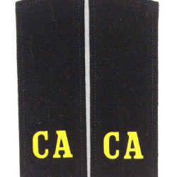 USSR black shoulder boards CA Soviet Army for Artilery & Tank troops