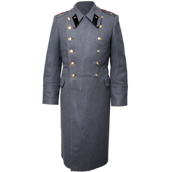 Desfile de ARTILLERÍA soviética militar de la URSS abrigo de oficiales grises