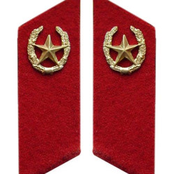 Tropas de la URSS Tropas de infantería pestañas de cuello militar