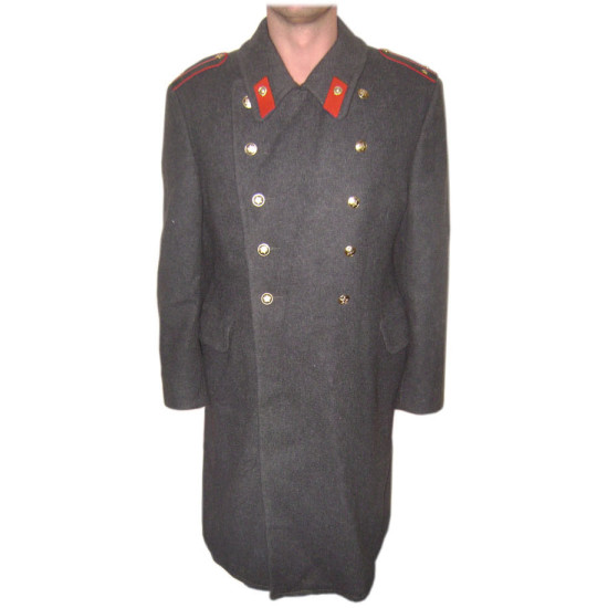Soprabito sovietico grigio poliziotto di lana invernale dell'URSS
