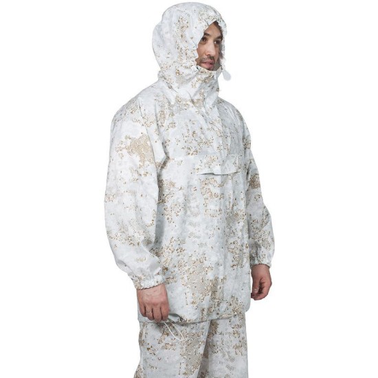 Warm winter suit Masking "Sniper" type suit Snow white camo Airsoft uniform Hunting wear