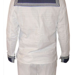 Red Army Sailors jacket with collar Naval Forces military white jacket Navy parade jacket USSR military surplus