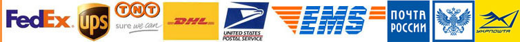 Versandarten - EMS, DHL, Fedex, TNT, UPS, USPS, UkrPost